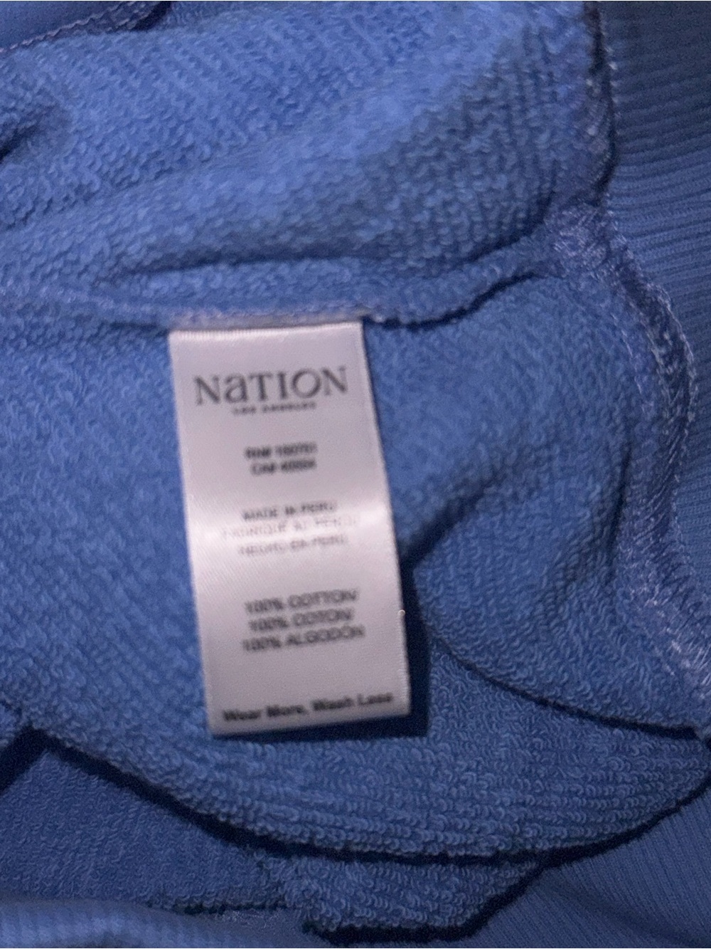 Anthropologie Nation Los Angeles Nadia Waisted Sweatshirt - Picture 6 of 6